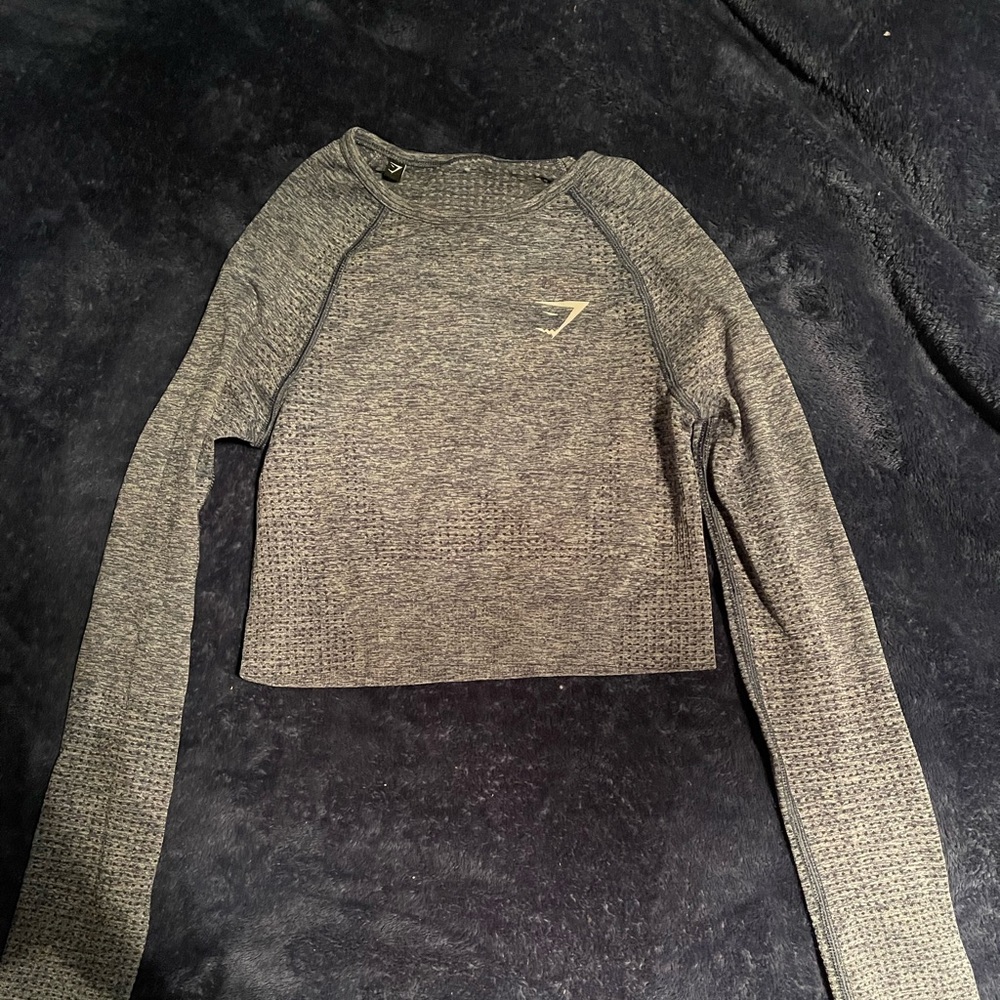 Gray gymshark top, size S or XS